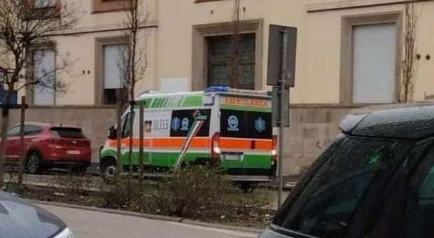 Ambulanza spostata