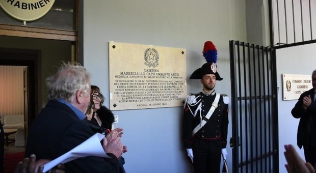 La stazione dei carabinieri di Castel di Tora intitolata al maresciallo capo Umberto Antei