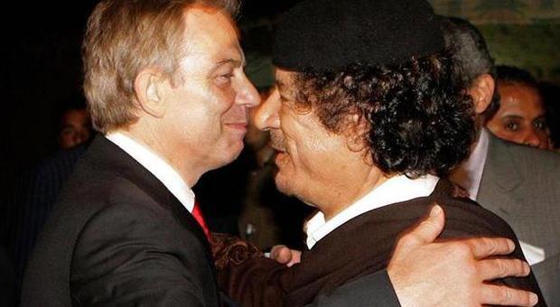Nel 2011 Blair telefonò a Gheddafi per suggerirgli di mettersi in salvo