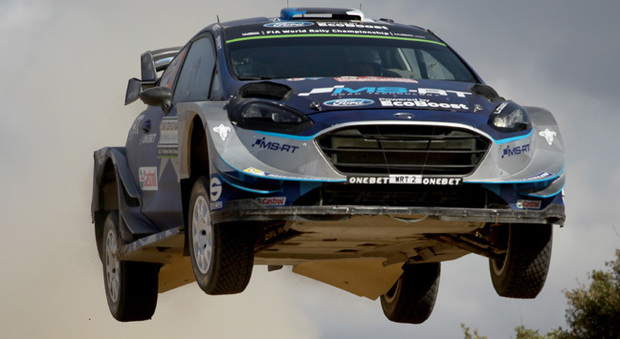 Ott Tänak su Ford Fiesta ha vinto il Rally Italia Sardegna