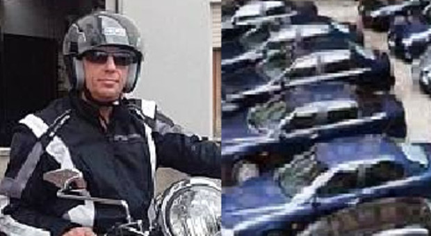Auto blu a 133 km/h nel nubifragio: alla sbarra per il motociclista ucciso