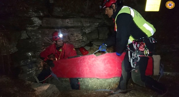 Precipita in grotta a Como: speleologi del Friuli-VG in soccorso