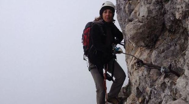 Isabella Rauti no limits: in ferrata sulle Dolomiti a Cortina