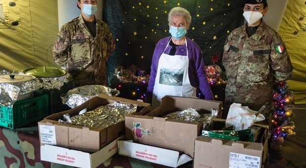 Militari anti-covid, nonna Anna e i cappelletti fatti a mano per l'esercito