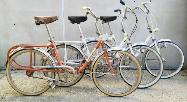 Alcuni esemplari della mitica bici Graziella