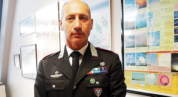 Il colonello Gaetano Palescandolo dei carabinieri forestali