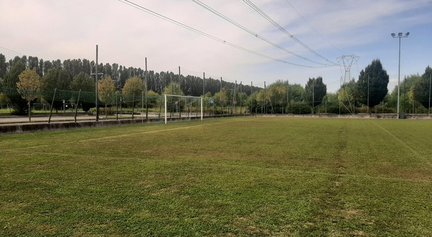 Montecchia, il campo di calcio in cui il 13enne si stava allenando