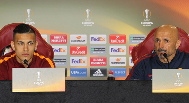 Spalletti e Paredes in conferenza stampa (Foto Mancini)
