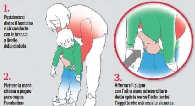 Il nonno sta per soffocare per un boccone di traverso: nipotino eroe gli salva la vita con la manovra di Heimlich