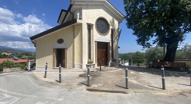 Il santuario della Santissima Trinità si trova tra Torrice e Frosinone