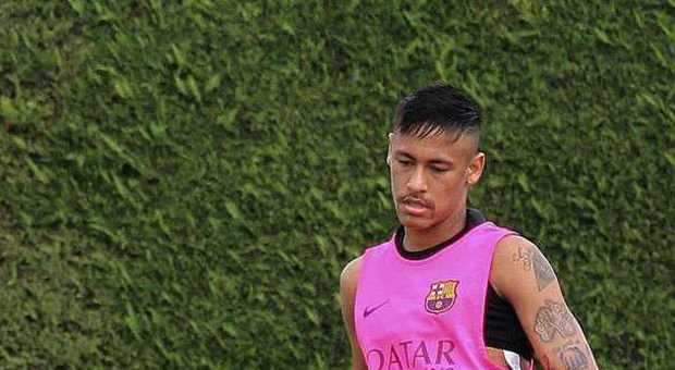 L'attaccante brasiliano del Barcellona Neymar