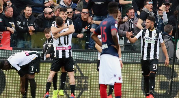 Udinese-Bologna 2-1: De Paul e Pussetto conquistano tre punti salvezza