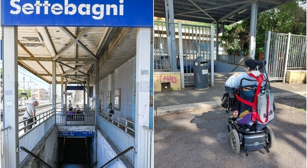 Settebagni, stazione off limits per i disabili: «Scendete alla successiva»