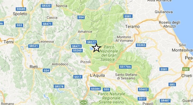 Terremoto, dieci scosse nella notte nel Centro Italia: la più forte di 2.8