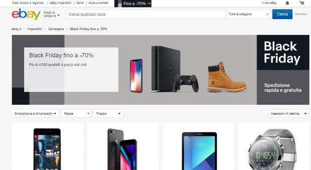 Black Friday 2017, eBay: grandi sconti su iPhone 8, tutte le offerte e le promozioni