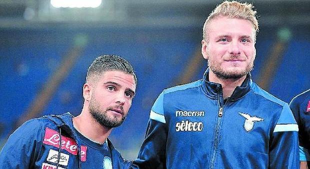 Napoli-Lazio è Insigne vs Immobile: la supersfida tra gli amici del gol