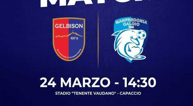 Gelbison-Manfredonia, ingresso gratuito per i tifosi
