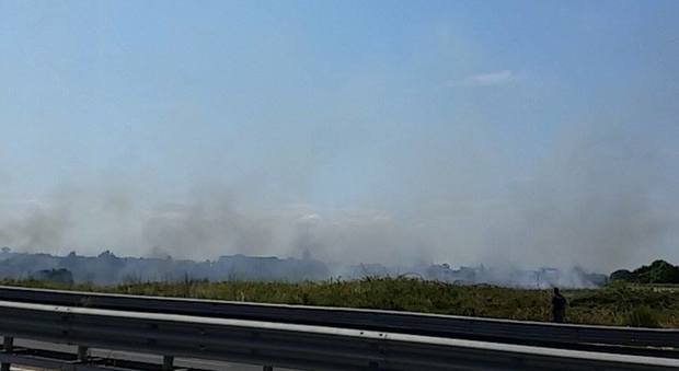 Lecce invasa dal fumo: diversi incendi lambiscono la città