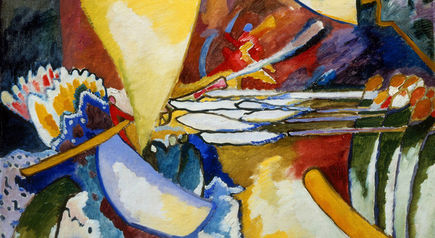 Una delle opere di Kandinskij che sarà protagonista alla prossima mostra di Palazzo Roverella a Rovigo