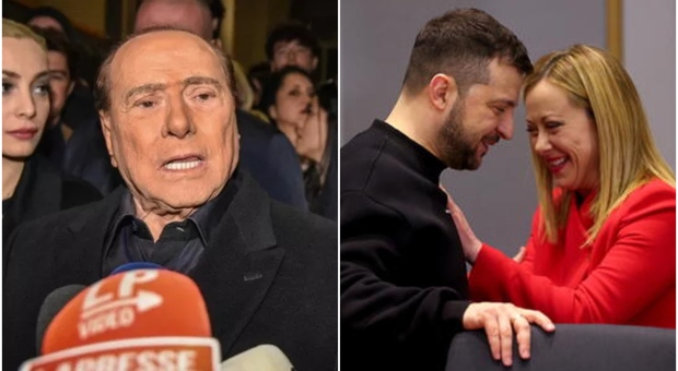 Berlusconi, attacco a Zelensky e frecciata a Meloni: «Fossi stato io il premier con questo signore non ci avrei parlato»