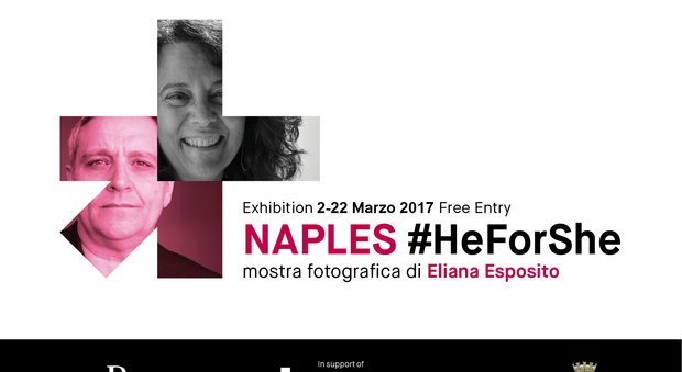 Naples #HeforShe: 40 foto per l'uguaglianza di genere e contro la violenza sulle donne
