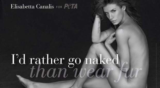 La Canalis scrive a Vogue: «Meglio nuda che in pelliccia»