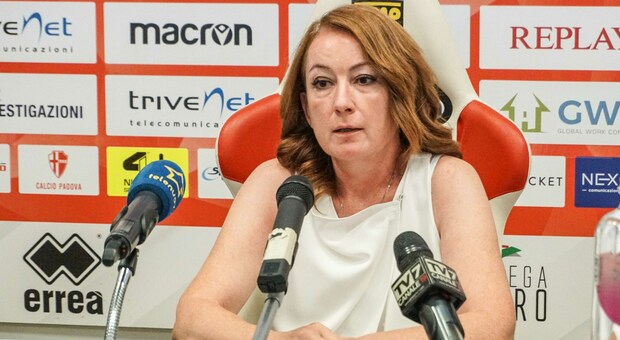 La presidente del Calcio Padova, Alessandra Bianchi