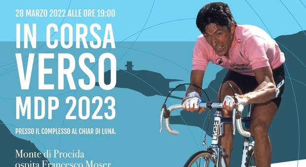 Monte di Procida, città dello sport 2023 presentazione con Francesco Moser