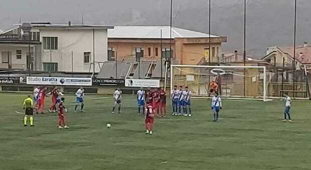 Gelbison-Città Sant'Agata 2-0 e i rossoblù allungano in vetta