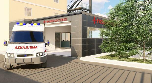 Il progetto per il nuovo pronto soccorso all'ospedale di Maddaloni