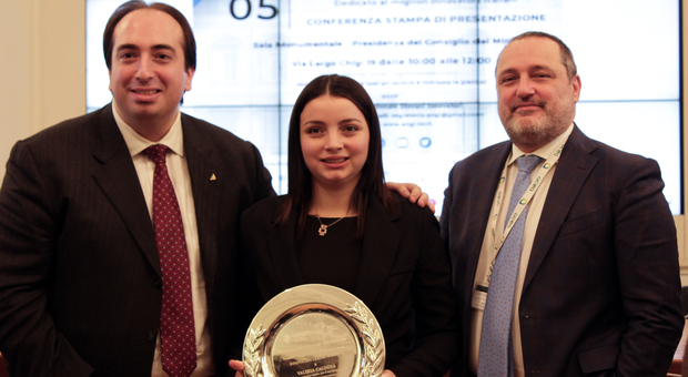 Alla giovanissima Valeria Cagnina, genio della robotica, l' Angi Innovation Leader Award