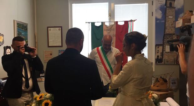 Il matrimonio celebrato dal sindaco Pirozzi