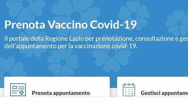 Vaccini Lazio, via al piano per gli under 65: si comincia l'8 marzo, ecco come prenotarsi