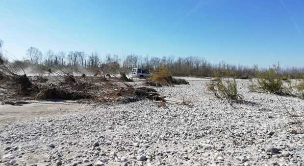 Il fiume Tagliamento grande assetato: si corre ai ripari