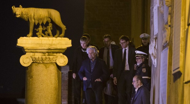 Beppe Grillo in Campidoglio