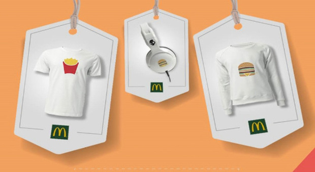 McDonald's lancia da Coin la sua prima linea di abbigliamento