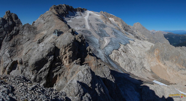 I ghiacciai si stanno sciogliendo la Marmolada è “scoperta”