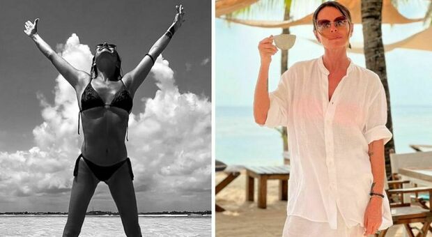 Paola Perego, sexy Capodanno al mare: la foto in bikini infiamma Instagram. «Ma quanti anni ha?»