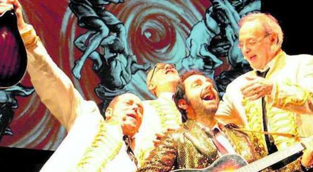 Neri Marcorè e la Banda Osiris, al teatro Strehler è rivoluzione Beatles