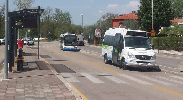 Il capolinea dei bus Geaf a Frosinone