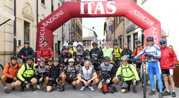 Rieti, strada e mountain bike: bilancio positivo per la Randonnèe del Cammino di Francesco