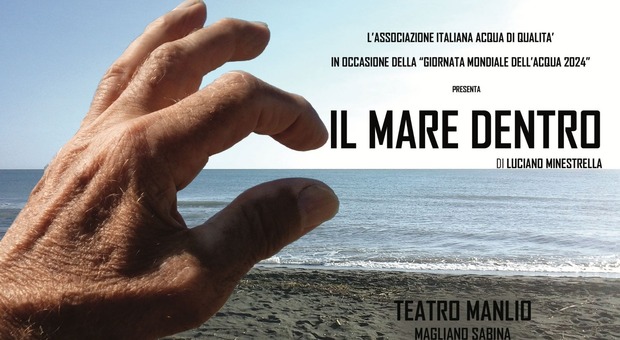 Il video “Il mare dentro” sarà proiettato anche al Teatro Manlio di Magliano Sabina