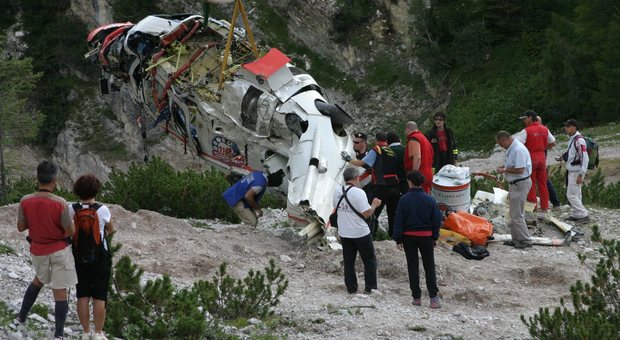 Tragedia del Falco, elicottero caduto il 22 agosto 2009