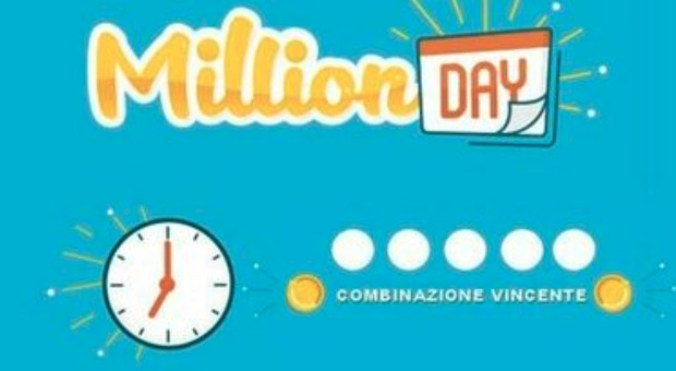 MillionDay, l'estrazione di mercoledì 7 luglio. Ecco i cinque numeri vincenti