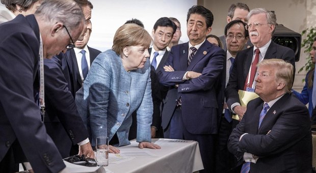 Trump insiste sui dazi poi lascia il G7 e va «in missione di pace» da Kim
