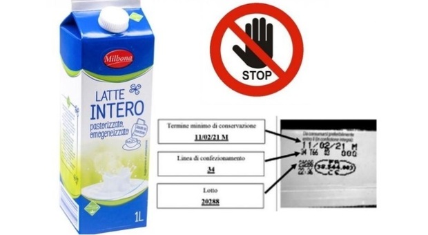 Latte intero ritirato per confezioni a «rischio perdita sterilità»: il lotto da non consumare