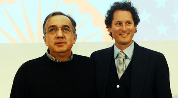 Sergio Marchionne e john Elkann, i massimi vertici della Fiat