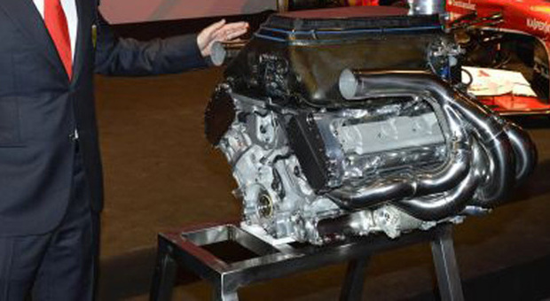 Il nuovo motore Ferrari V6 turbo per la stagione 2014 di Formula 1
