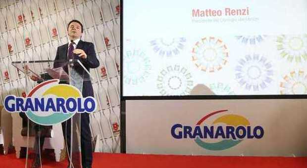 Matteo Renzi alla Granarolo