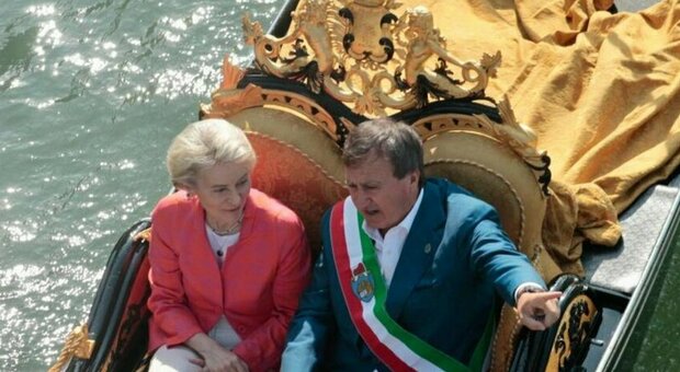 Von der Leyen a Venezia: la presidente della Commissione Europea promette 6 miliardi per rifare il Po